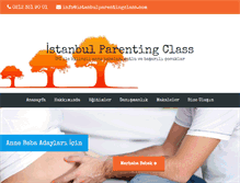 Tablet Screenshot of istanbulparentingclass.com
